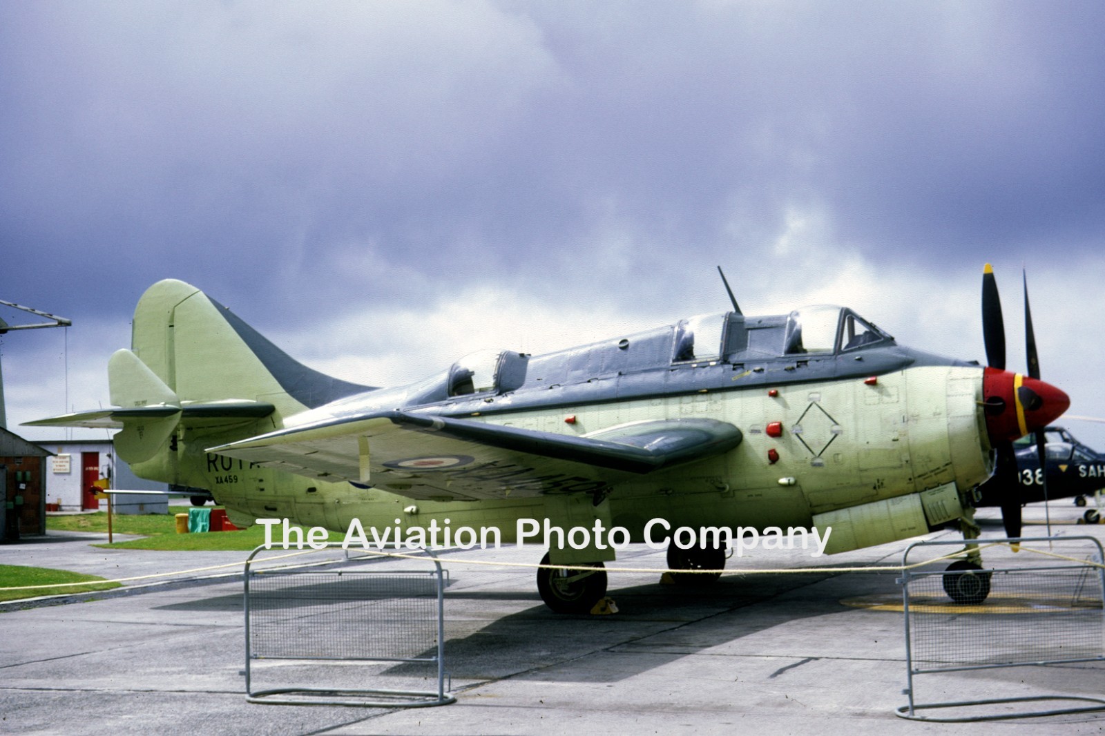 Royal Navy Fairey Gannet AS.6 XA459 at RNAS Culdrose (1968) Photograph