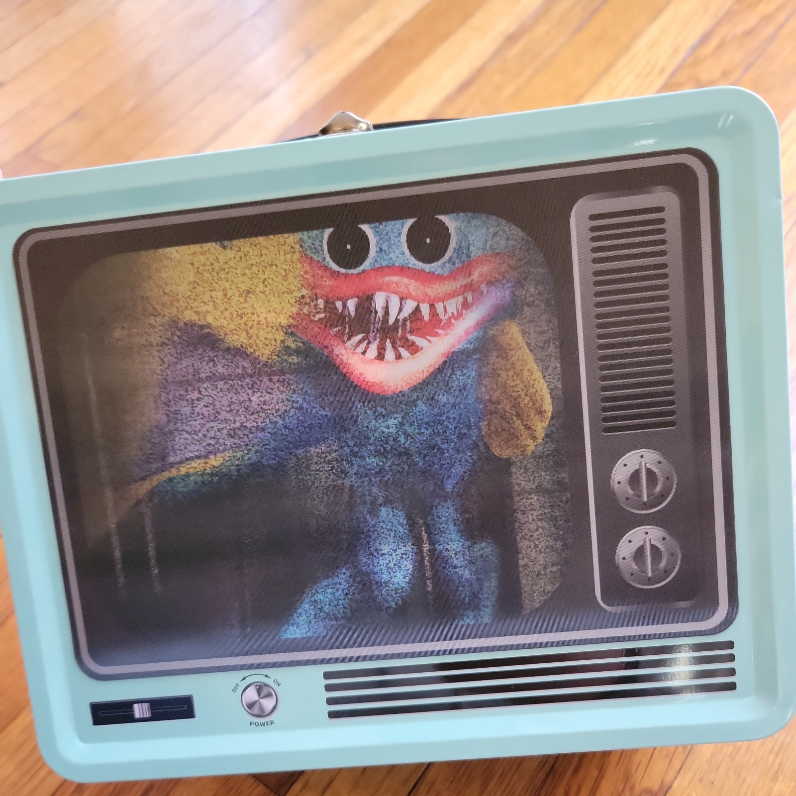 Poppy Playtime Huggy Wuggy Lenticular Lunch Box Only, Minor Dings Holographic