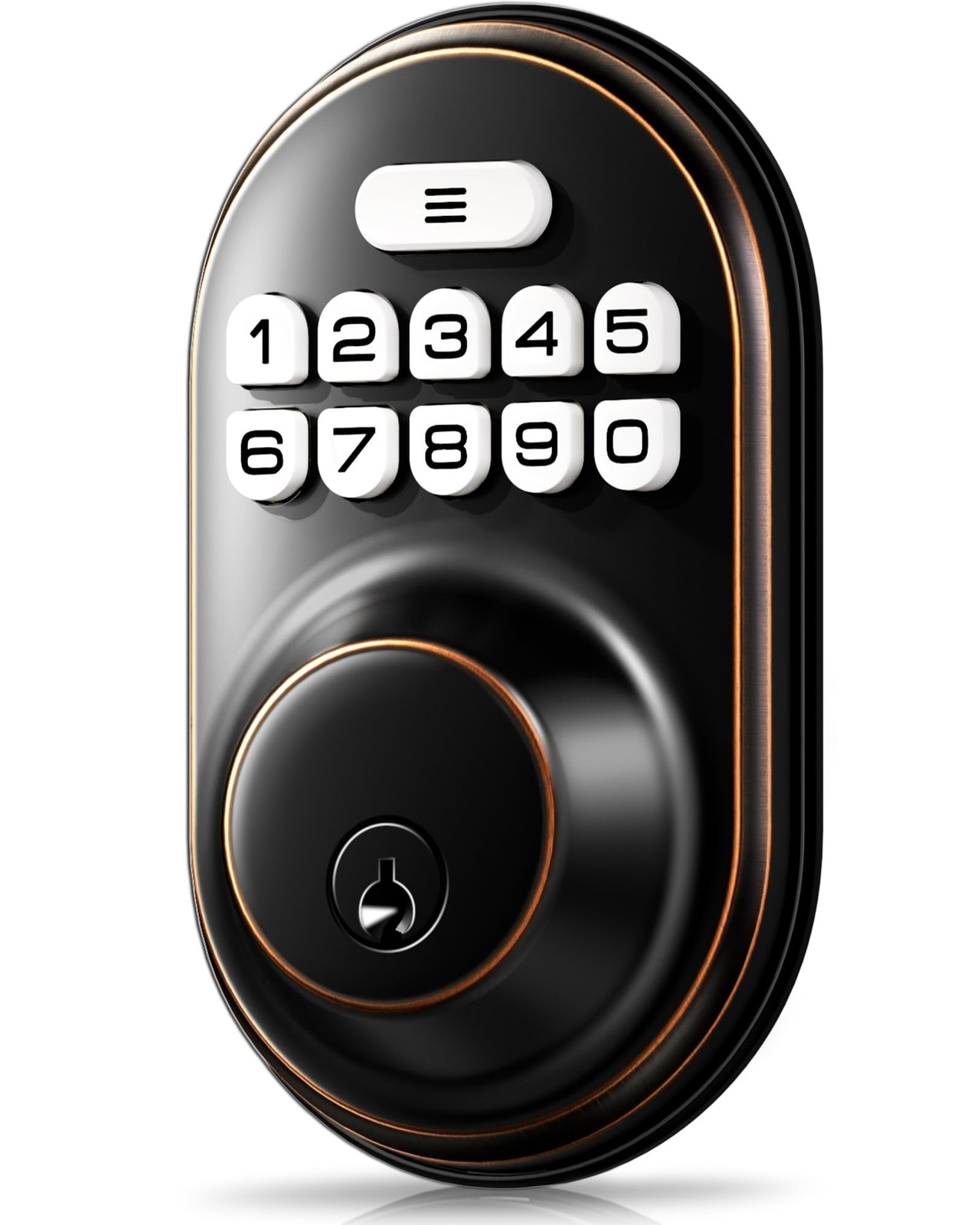 Keyless Entry Door Lock, Electronic Keypad Deadbolt, Keyed Entry, Auto Lock, Ant
