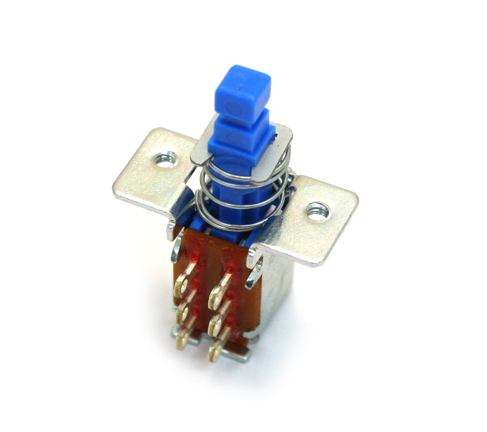 Genuine Fender Push Button DPDT switch - 002-0803-000
