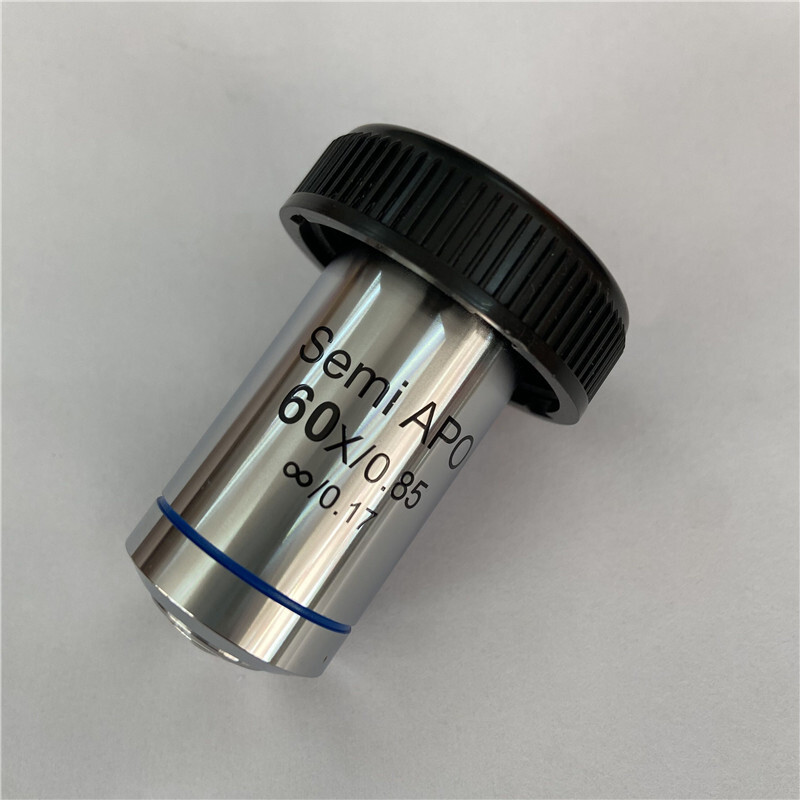 Flat Field Semi-achromatic Infinite Objective Lens f Biologic Microscope 4X-100X