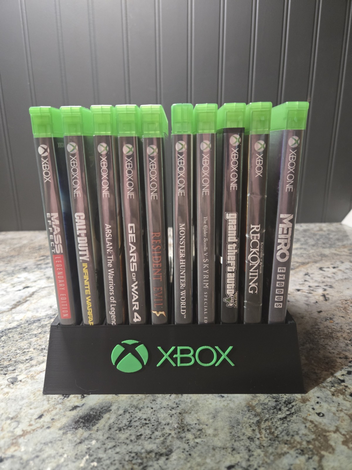 Xbox One Game Case Holder Black Holds 10 Games Xbox Series x Xbox One Series X