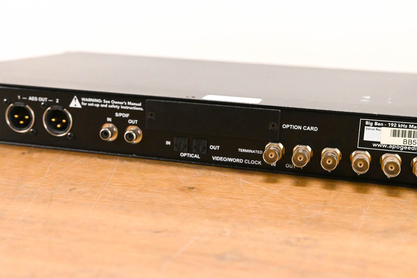 Apogee Big Ben C777 192k Master Digital Clock CG01SKX