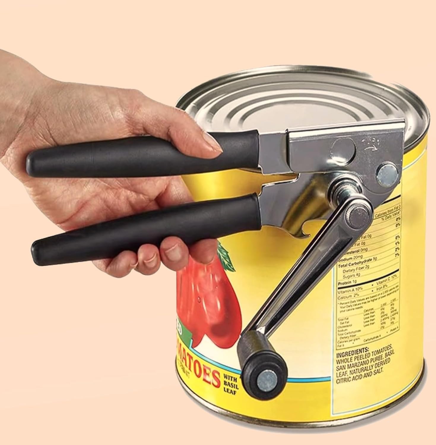Heavy Duty Can Opener with Magnet – Commercial Can Opener Manual for Seniors, Ha