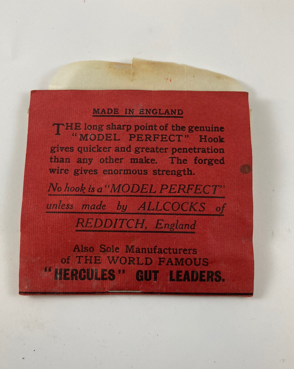 Allcocks Model Perfect England Hooks Vintage Over 6 Hooks Fishing Free Shipping