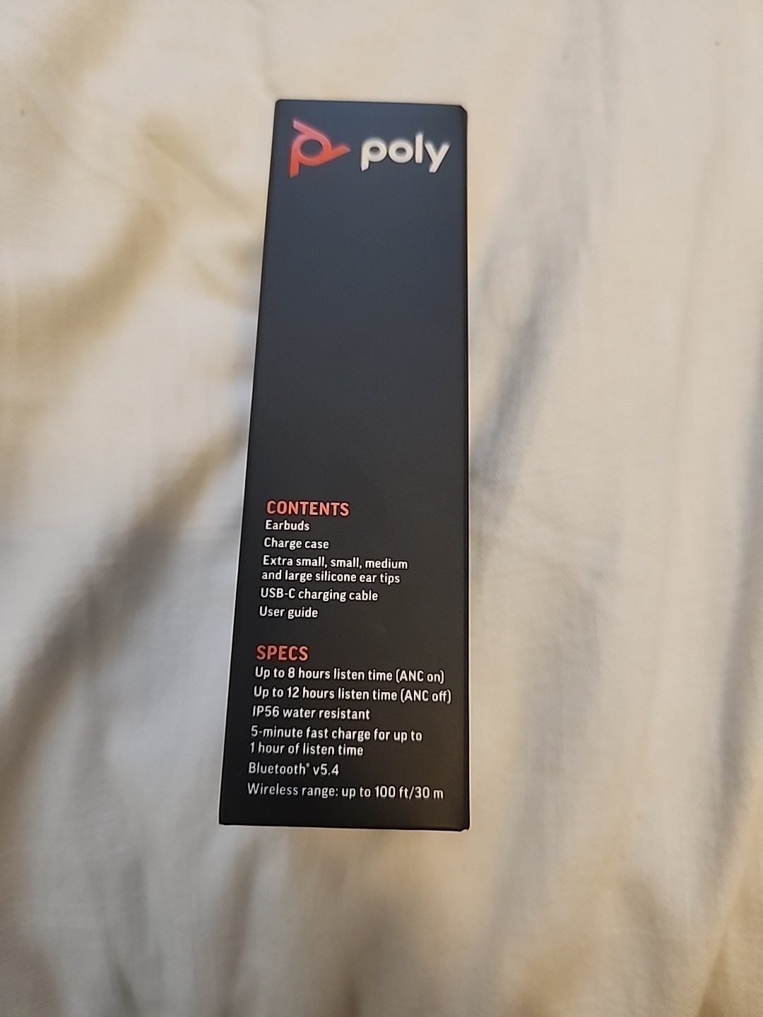 Poly Voyager Free 20. True Wireless Earbuds. Adaptive ANC. Black.