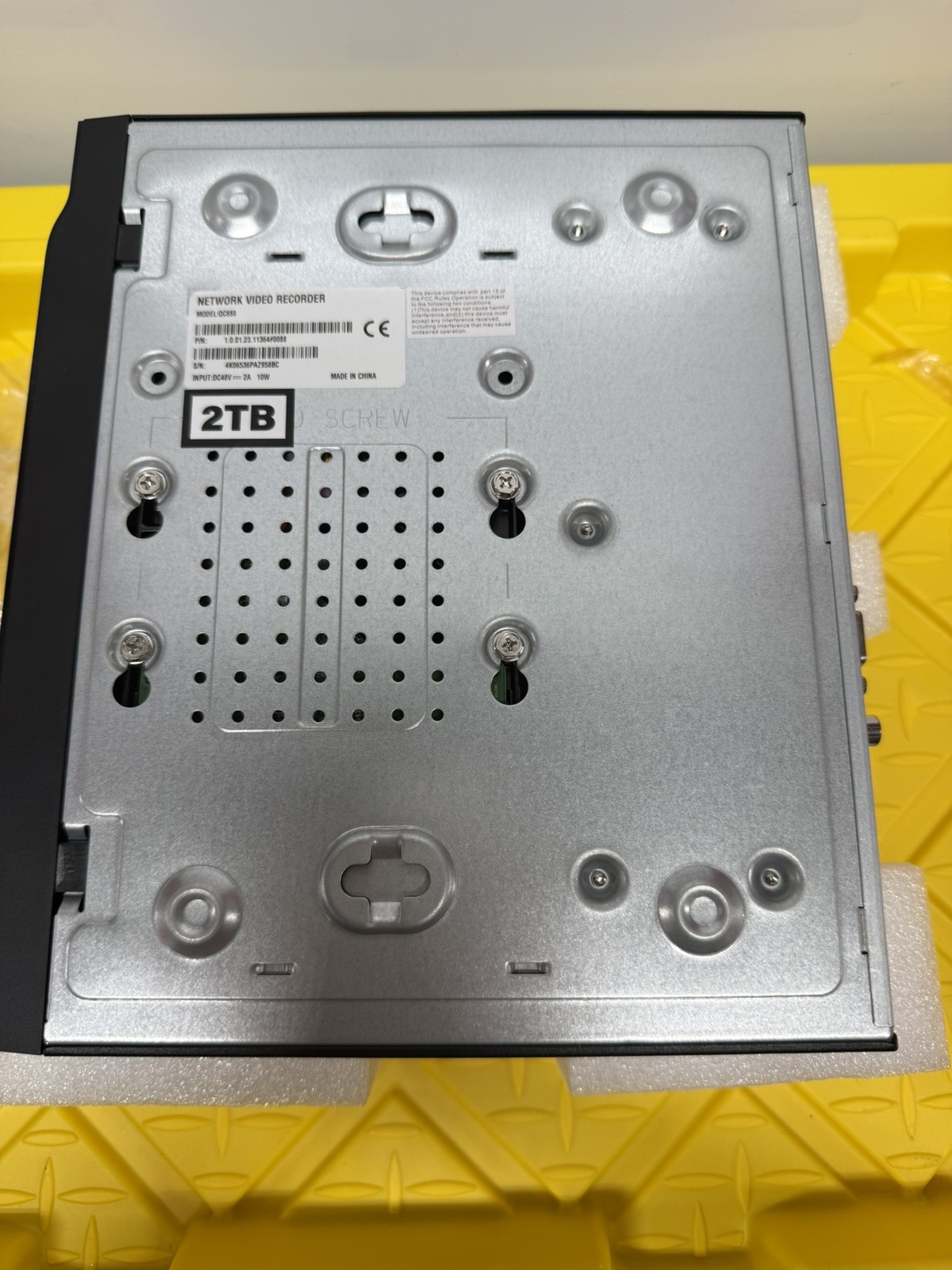 Qsee Network Video Recorder 2TB hard drive