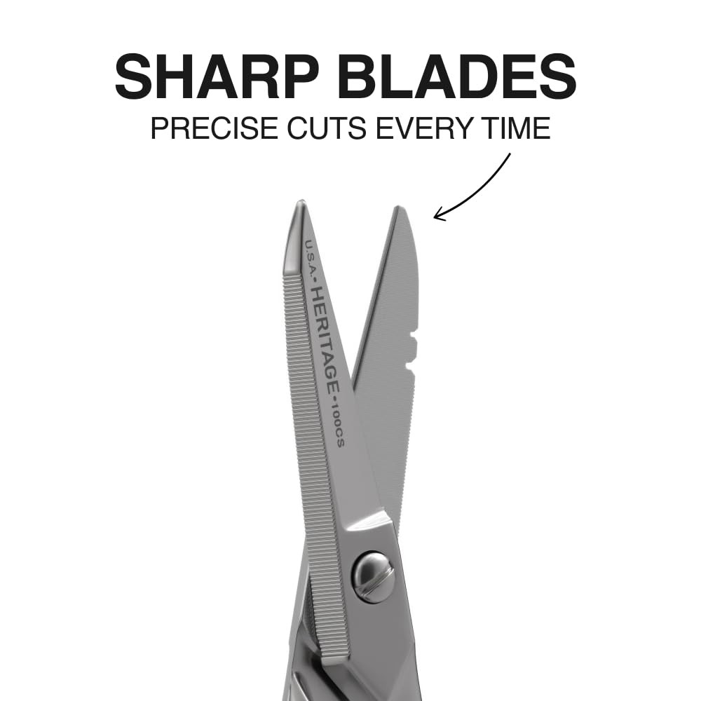 Precision Scissors 5.25 Inch Nickel Blunt Tip Wire Stripping Klein Tools 100CS