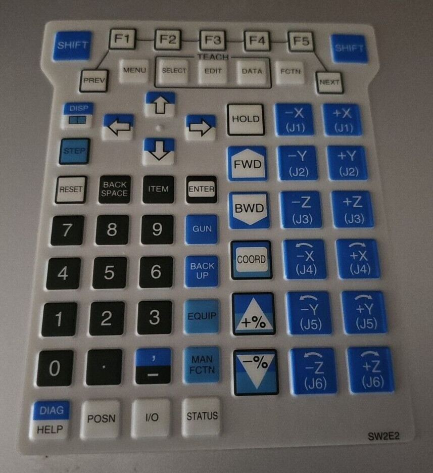 FANUC TEACH PENDANT SW2E2  MEMBRANE KEYPAD/OVERLAY