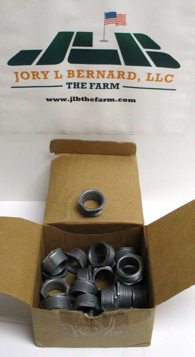 APPLETON , CN-100 , 1"  CONDUIT BUSHED NIPPLE , LOT OF 25 , SURPLUS