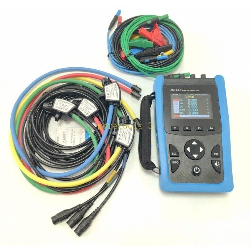 ME440 Three-phase Rogowski Power Analyzer Handheld Data Loggoer Electrical Meter