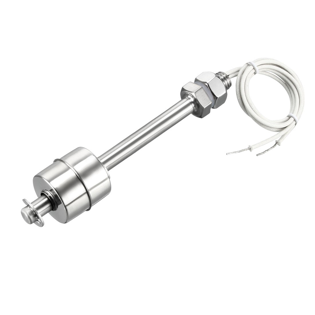 Vertical Liquid Water Level Sensor Stainless Steel Float Switch 12cm L