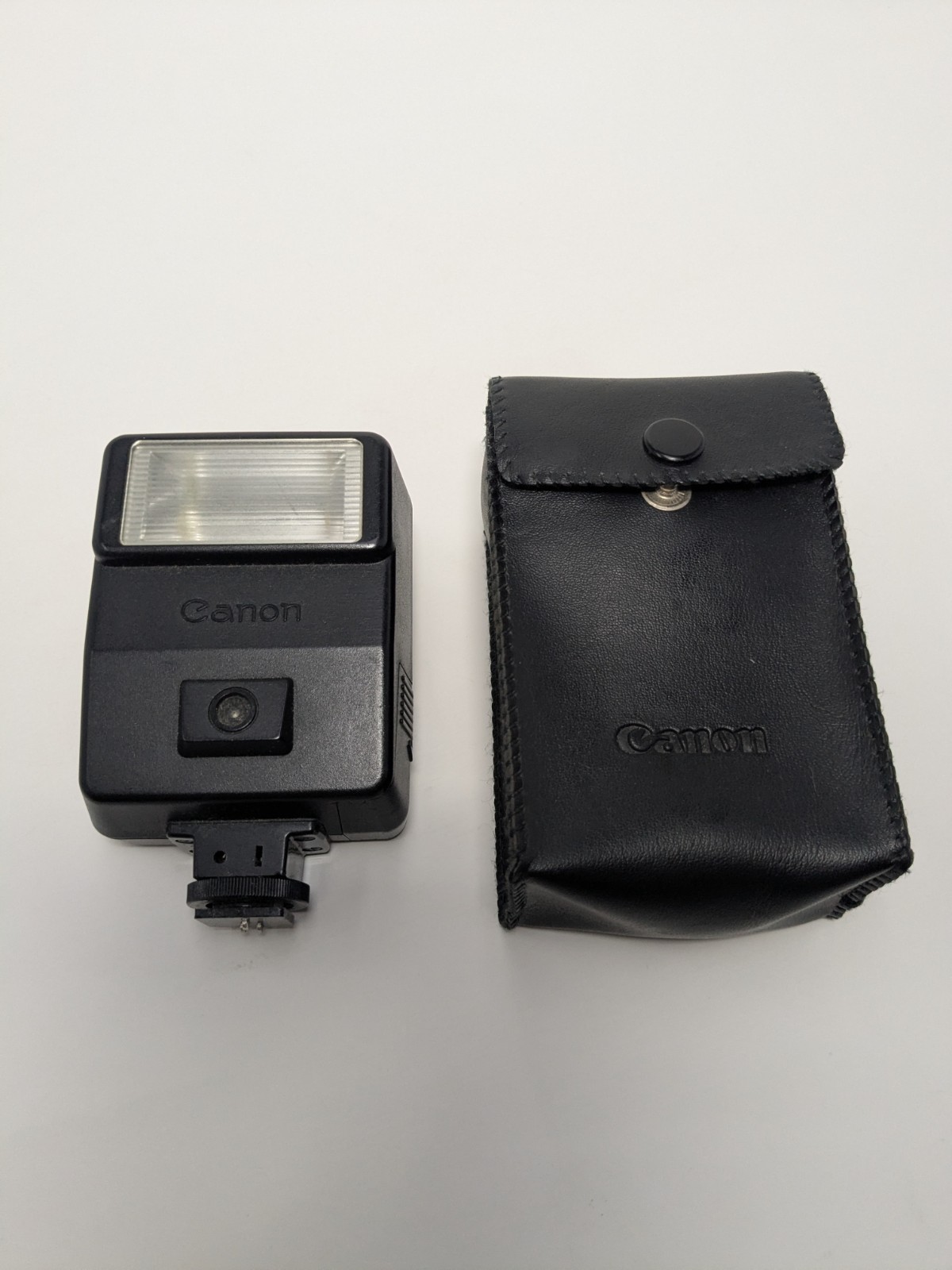 Canon Speedlite 155A Flash Unit Hot Shoe Mount Vintage Camera Flash As Is