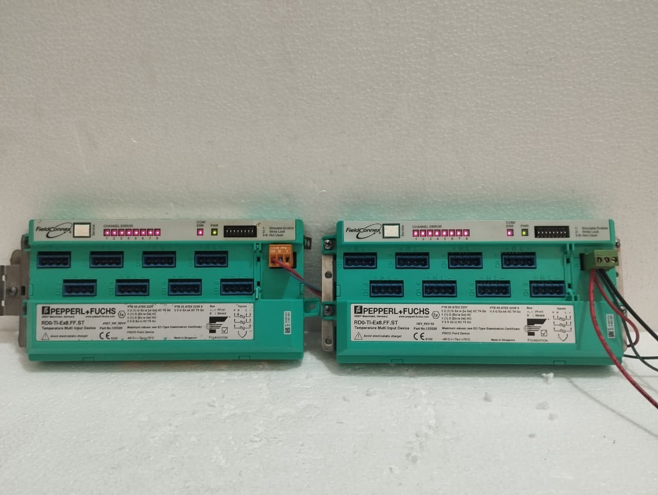 RD0-TI-EX8.FF-ST Pepperl & Fuchs Temperature Multi Input Device Used 125520