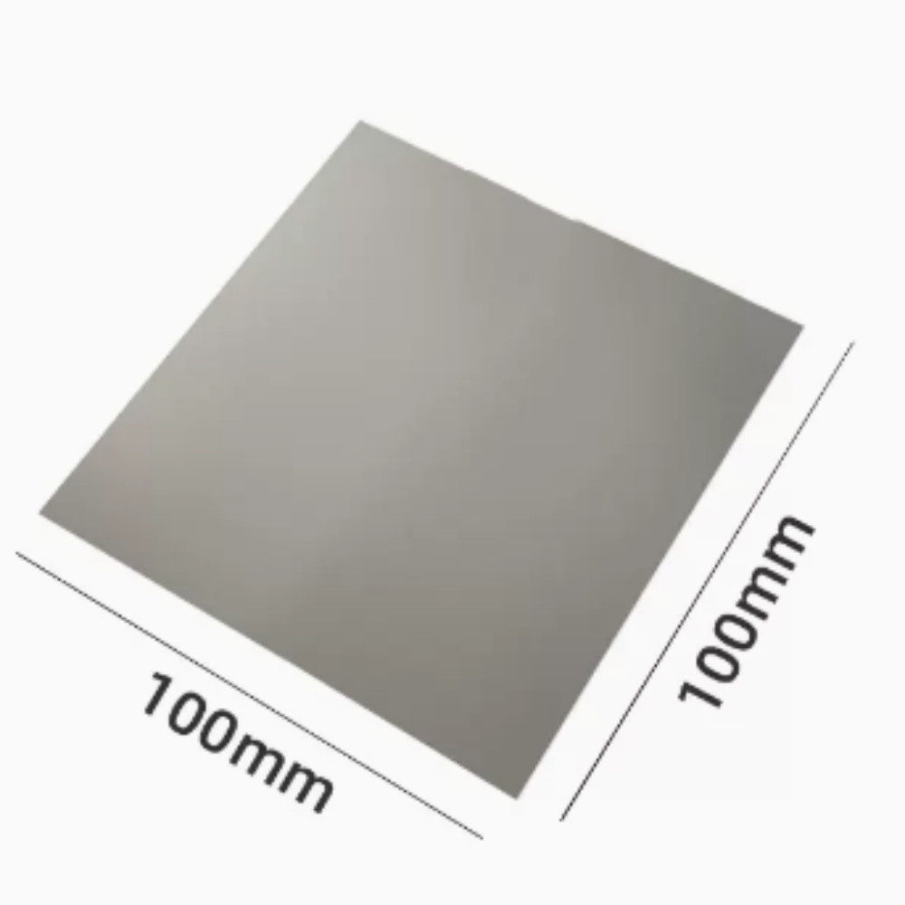 100 X 100mm Ruthenium-Iridium Titanium Electrode Coating , Anode Ti Mesh Plate