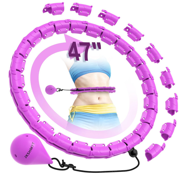 Infinity Hoop Fit Plus Size 47, Weighted Hula Hoops for Adults Weight Loss