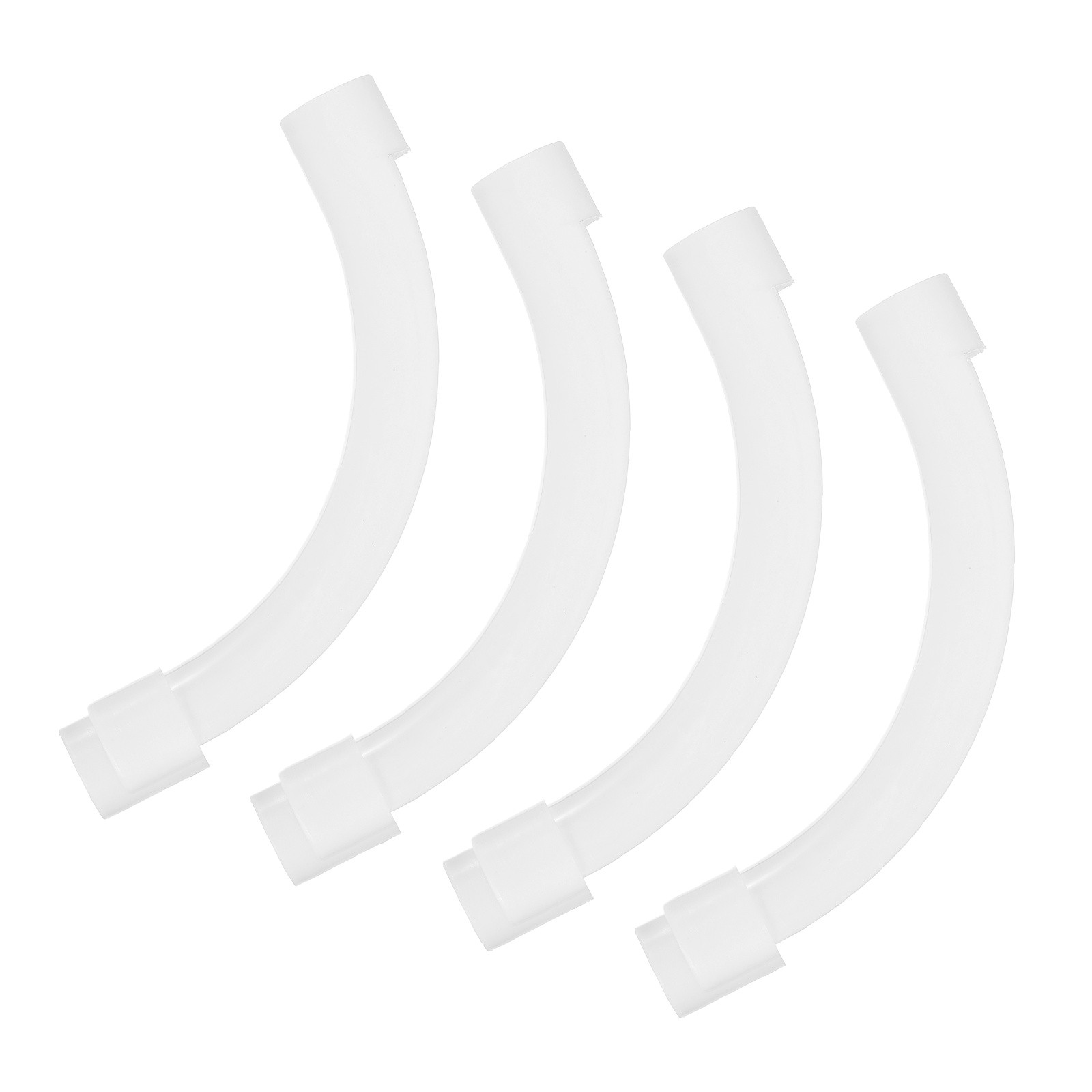 25mm PEX Tube Bend Support, 4Pcs PP Plastic Elbow Bend Support, White