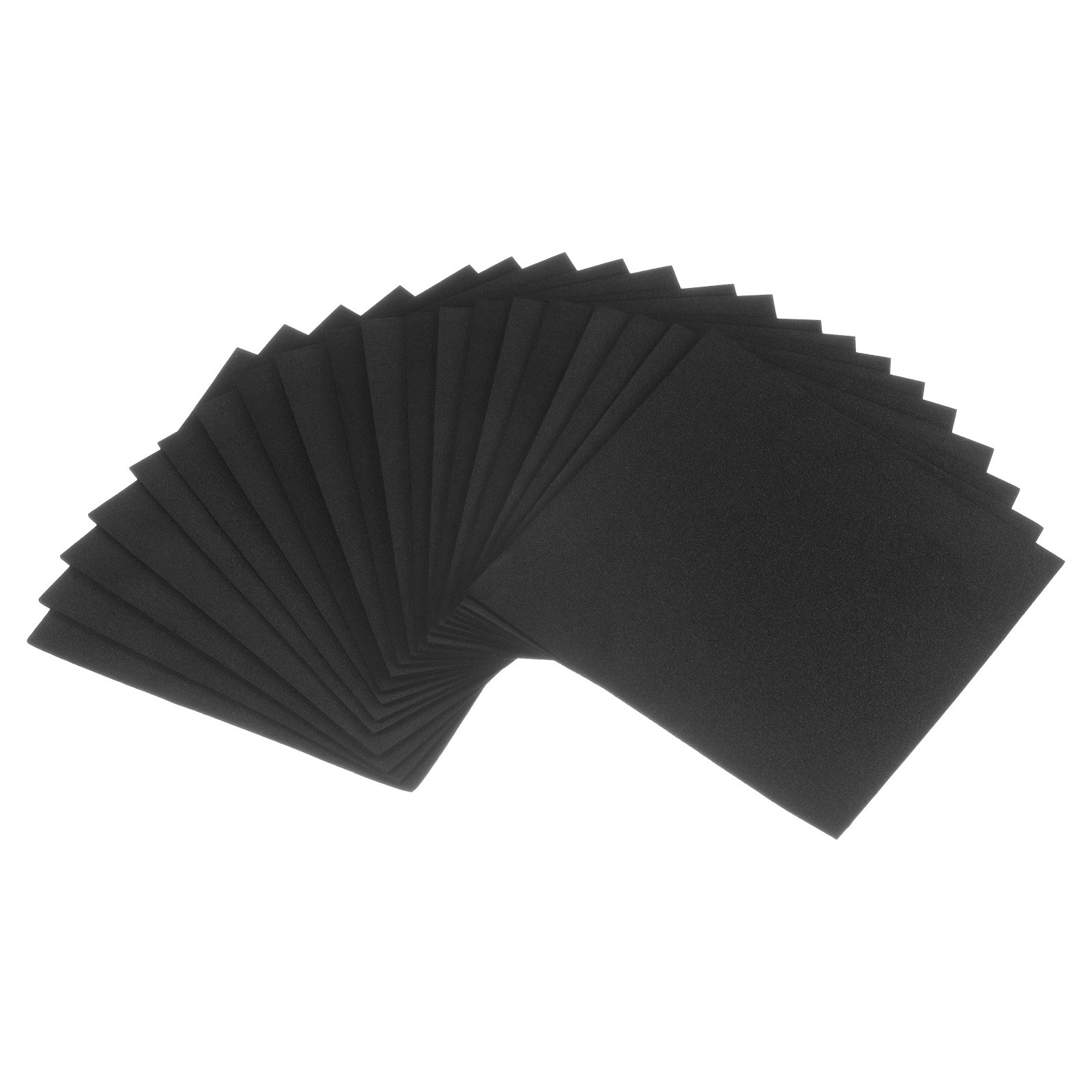 20pcs Rubber Padding Sheets 1/16" Thick x 6" Long Square Neoprene Foam Sheet