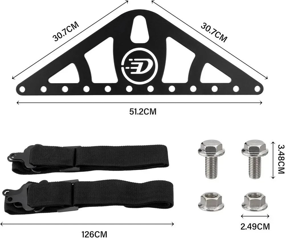 Heavy-Duty Engine Lifting Sling, 2-Point Or 4-Point Adjustable Nylon Straps