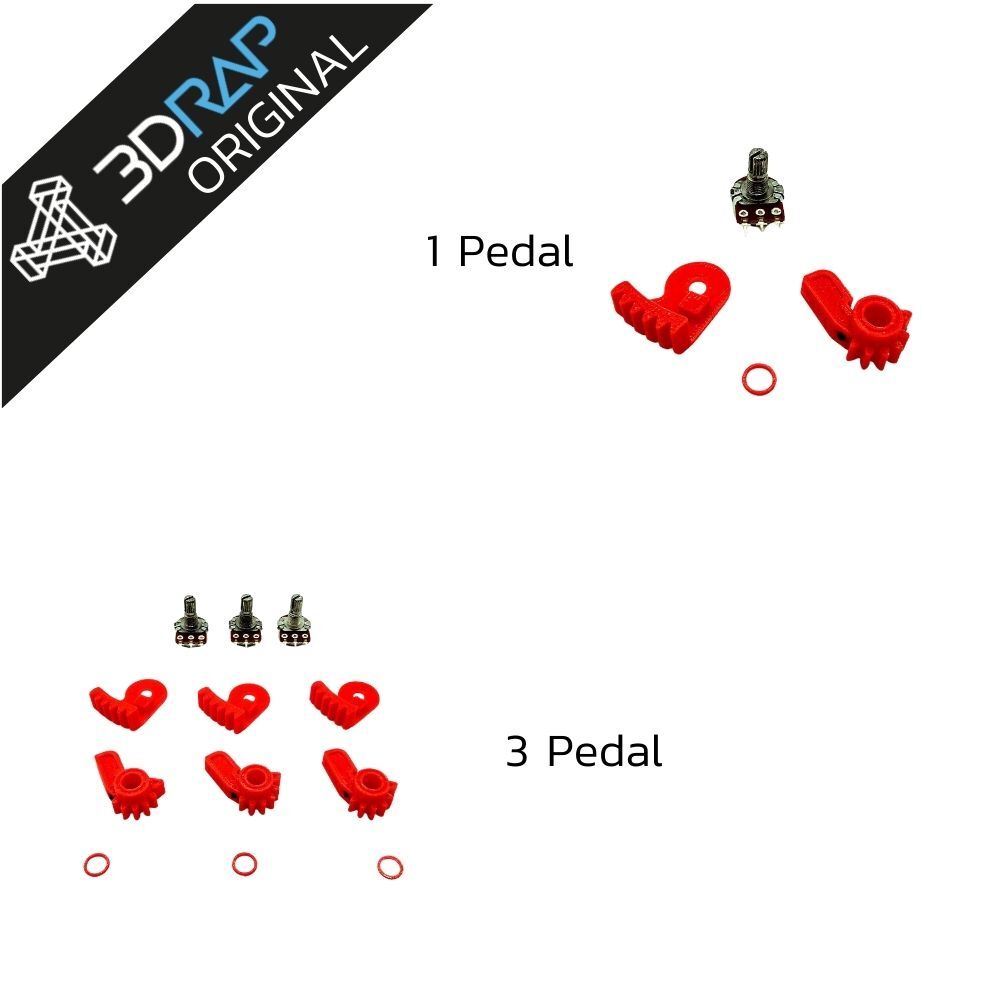 Potentiometer Replacement KIT - Logitech Pedals solution by 3DRap [Logitech] (PC)