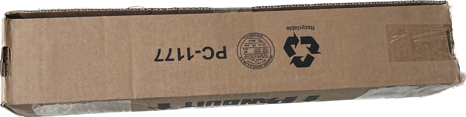 Panduit DP485E88TGY Category Flat Punchdown Patch Panel Black 5E 48-Port