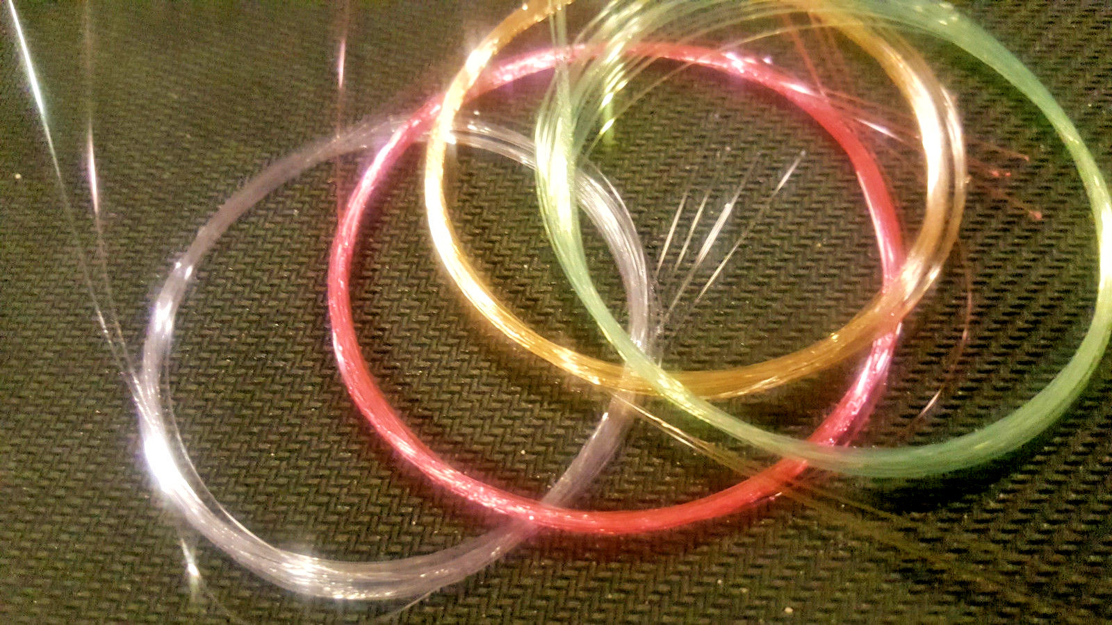 .5mm/.019" Ultra Neon Flex Replacement Bow sight Fiber Optic 24" Green Thin Flex