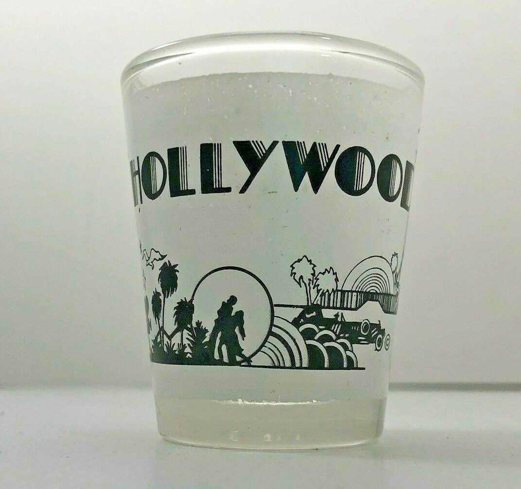 Hollywood California souvenir shot glass collectibles