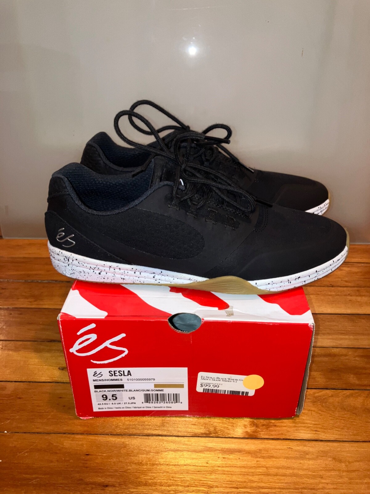 eS Sesla Men's Skateboarding Shoes Size 9.5 US