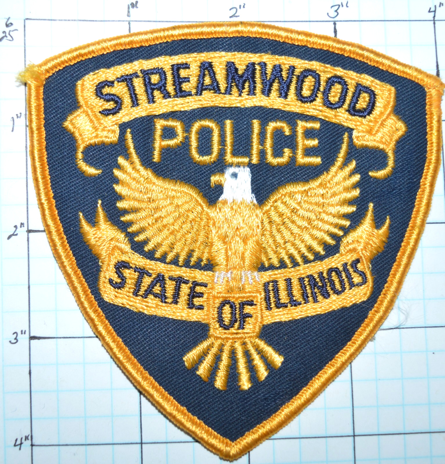 ILLINOIS, STREAMWOOD VINTAGE POLICE DEPT PATCH