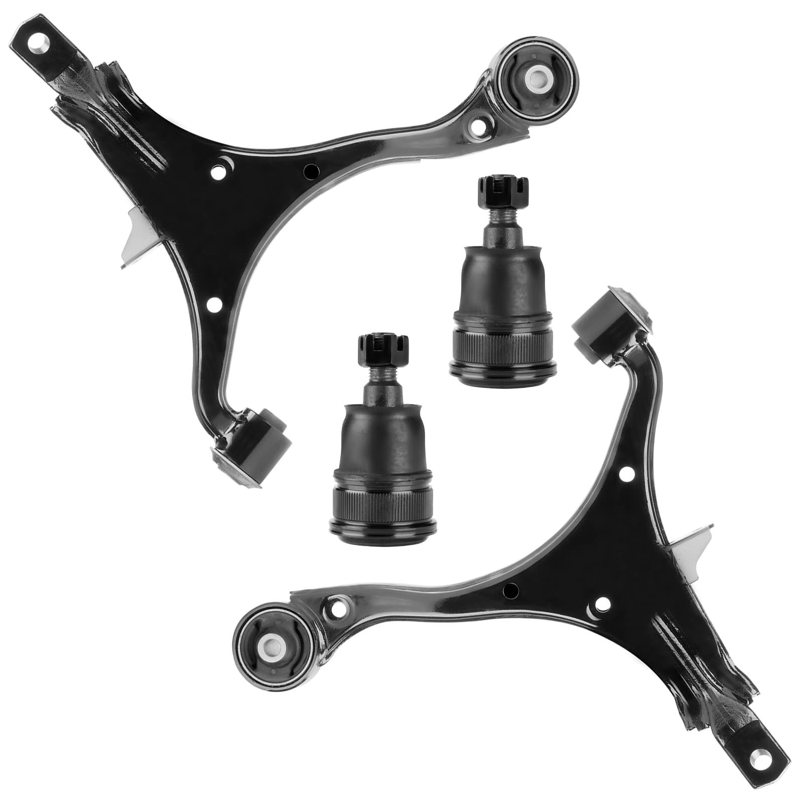 4PCS Front Lower Control Arm w/Ball Joint for Honda CR-V 2002-2006, Right & L...