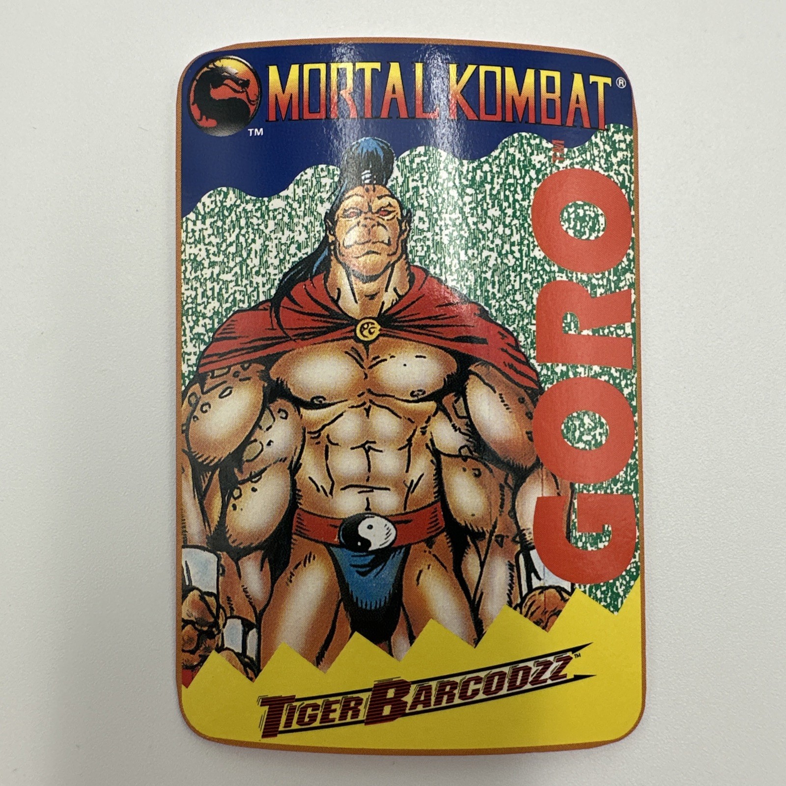 Mortal Kombat Tiger Barcodzz Card Lot Of 20 Sub Zero Scorpion Rayden Free Ship