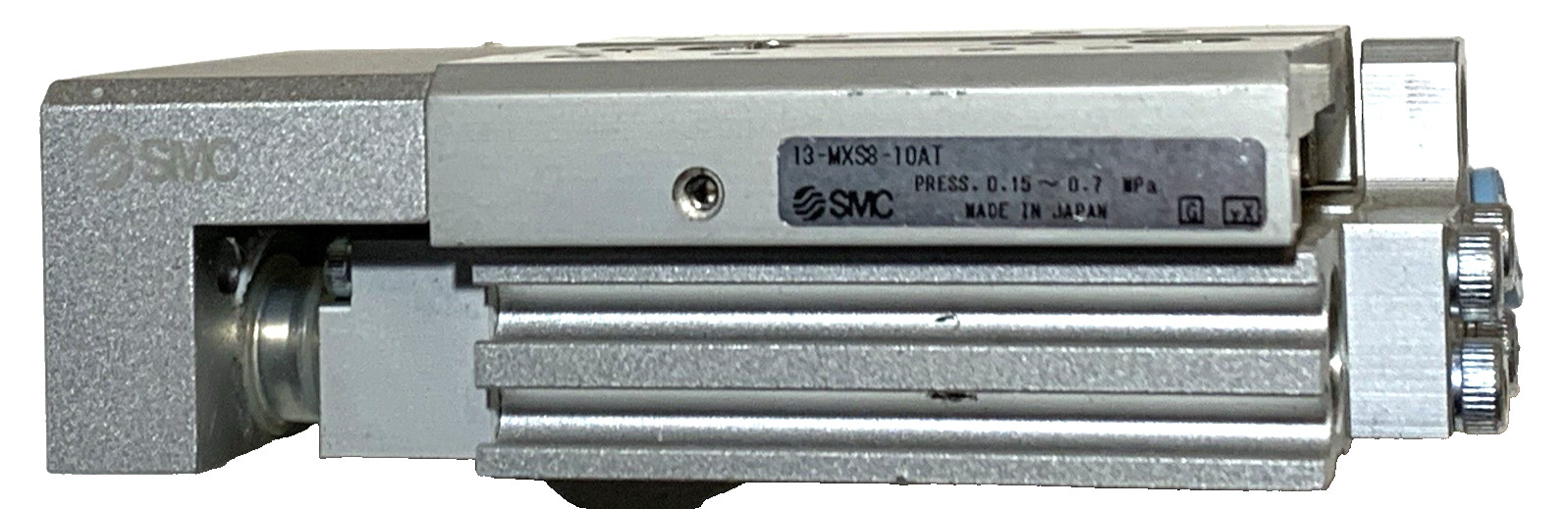 SMC 13-MXS8-10AT air slide table 8 mm bore, 10 mm stroke $35.00