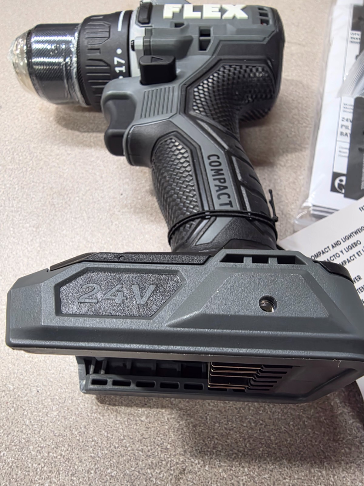 FLEX 24V Compact Drill Driver FX1131 Brushless Tool Only NEW