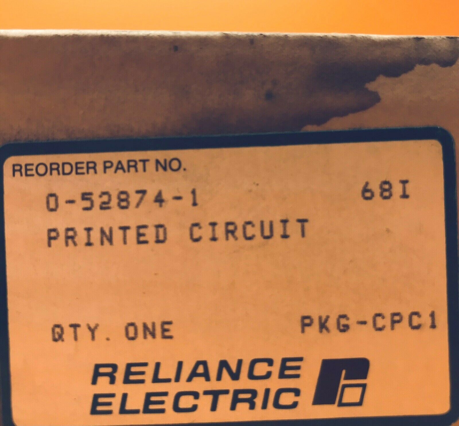 NEW RELIANCE 0-52874-1 PRINTED VTAB CIRCUIT BOARD