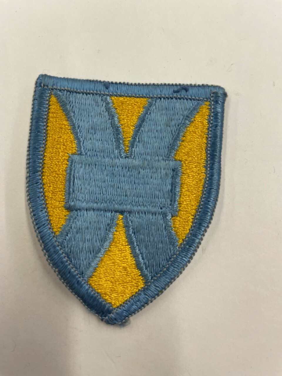US Army 1st Support Brigade Patch Original, Merrowed edge