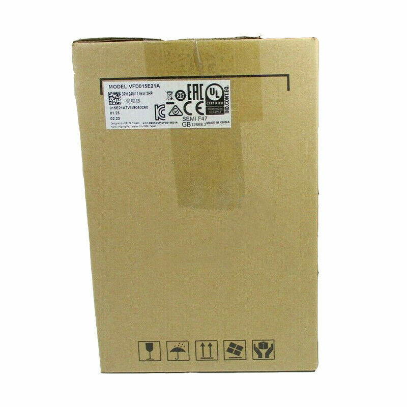 For DELTA VFD015E21A 1.5KW 2HP VFD Inverter 1ph 220V 7.5A