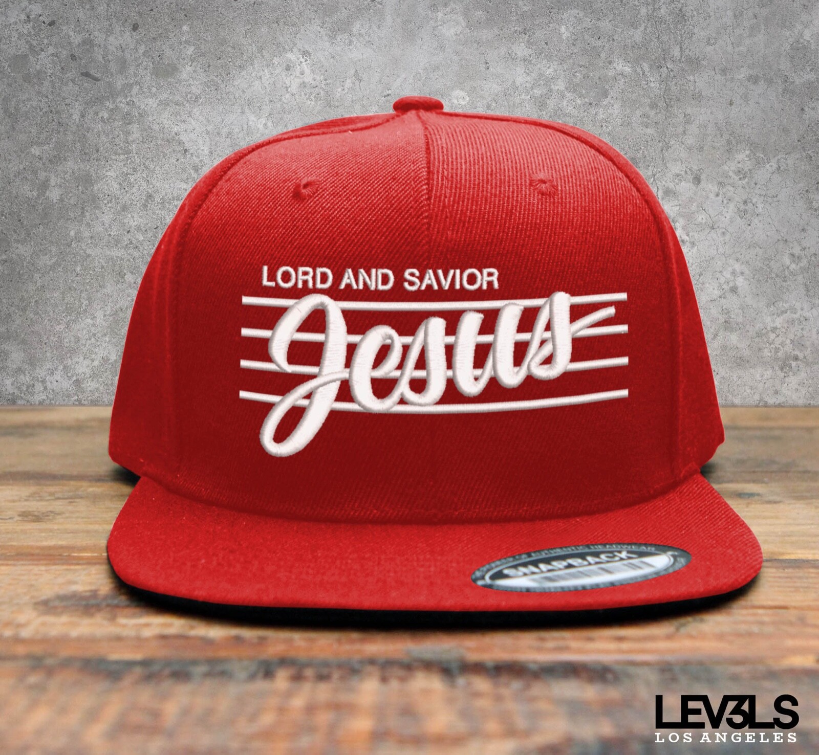 RETRO JESUS LORD AND SAVIOR SNAPBACK BASEBALL CAP CHRISTIAN CROSS JESUS SAVES