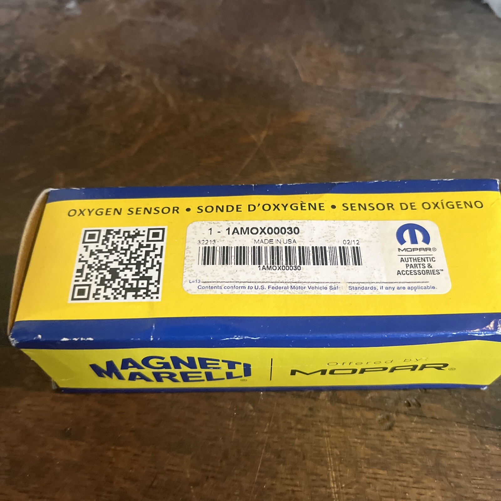 NOS Genuine Mopar Oxygen Sensor 1AMOX00030