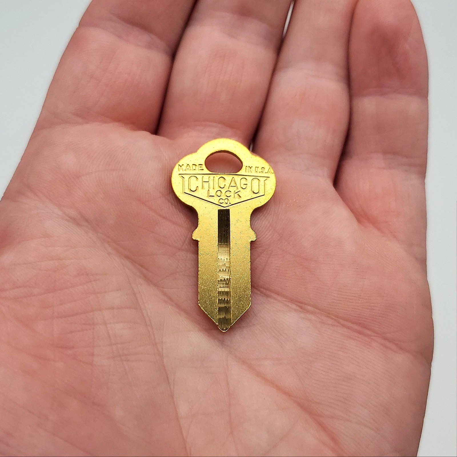 5x Chicago K4XV Key Blanks for Some Double Sided Wafer Locks (1041GB) USA Made