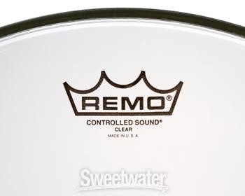 Remo Controlled Sound Clear Drumhead - 16" - with Black Dot