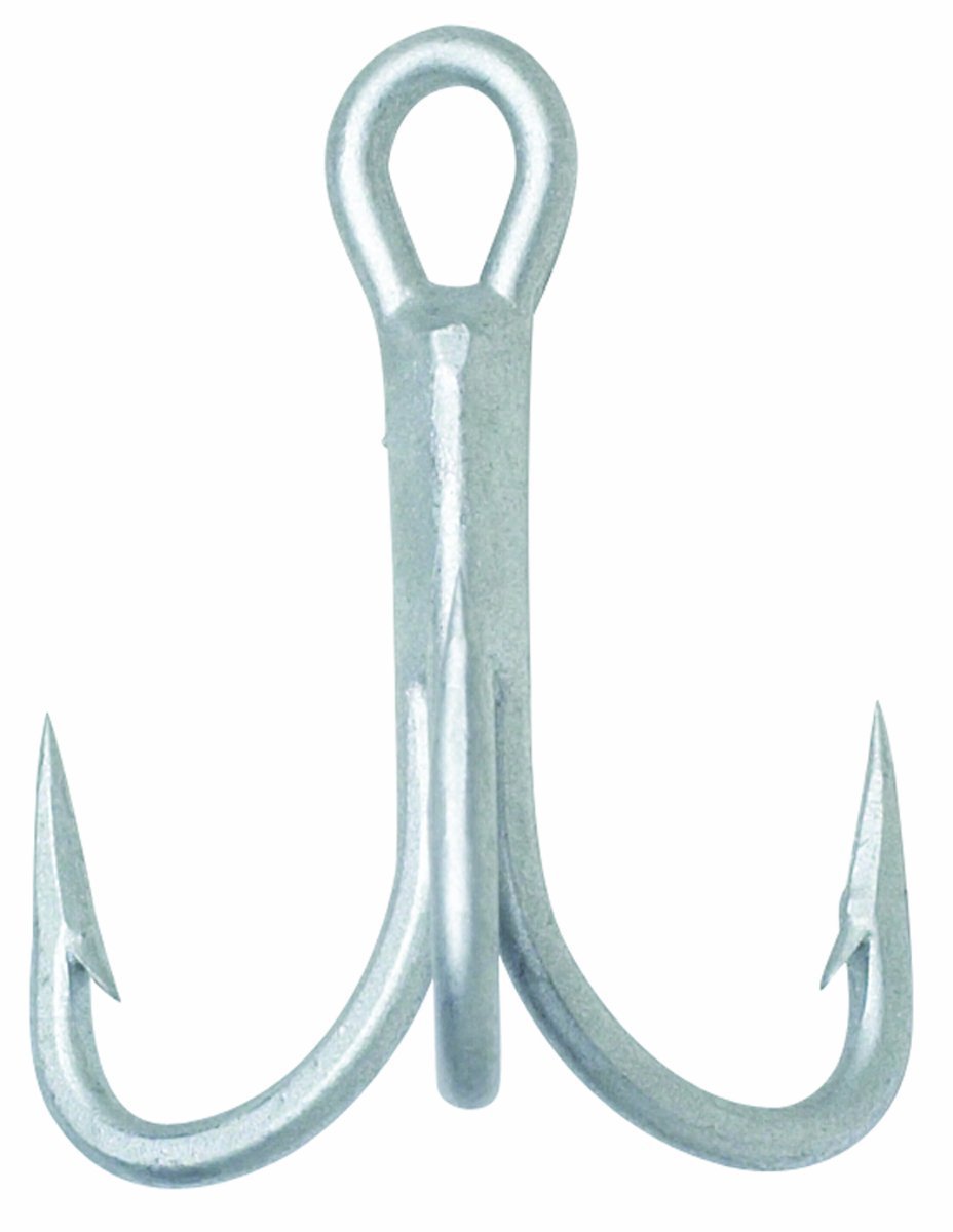25 pack - VMC 1/0 4x-Strong Treble Hook - Perma Steel #1/0 - 9626 O'Shaugnessy