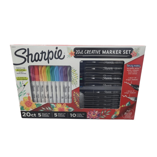 Sharpie Creative Markers Assorted 20pk Multicolored Gift Pack