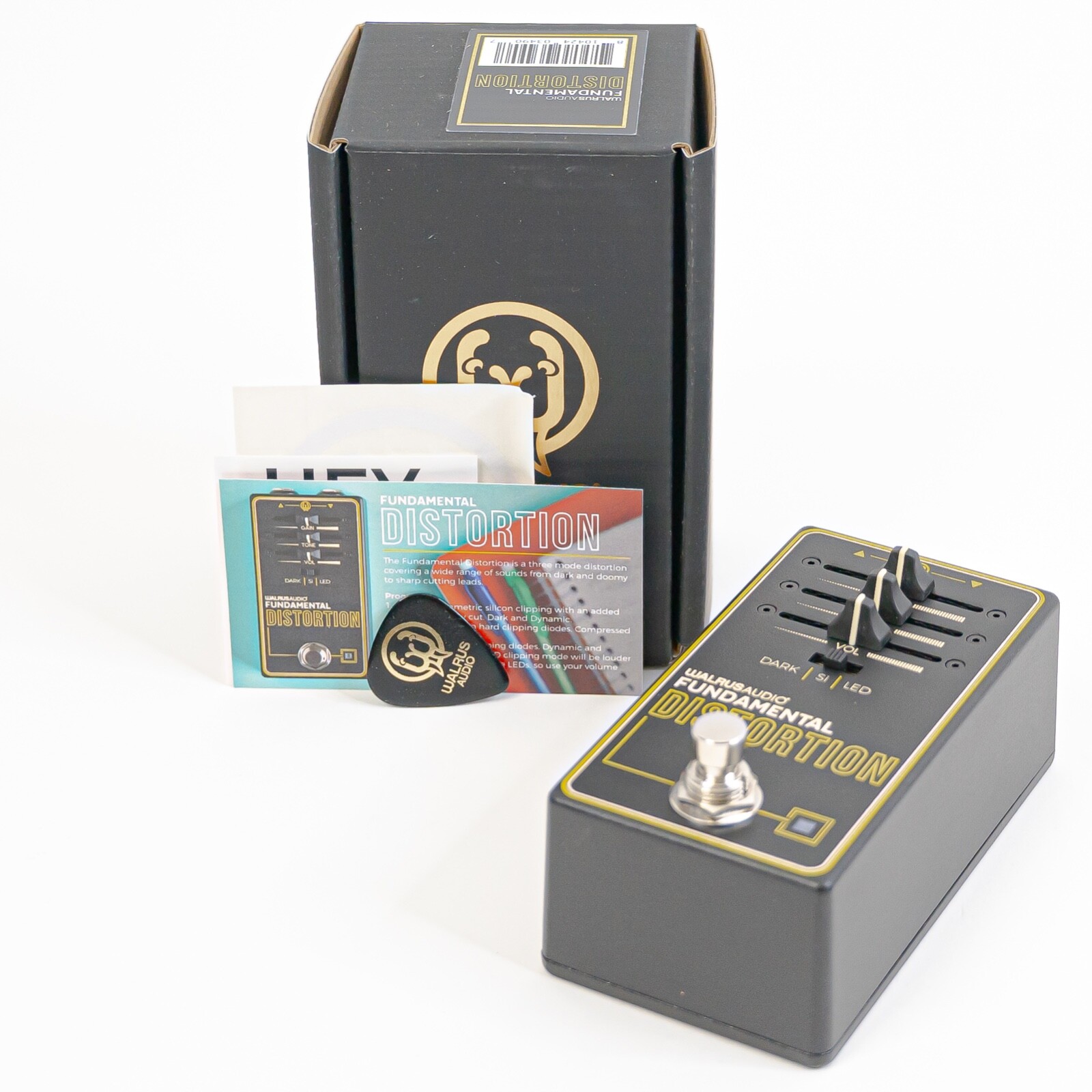 Walrus Audio Fundamental Series Distortion Effect Pedal - New