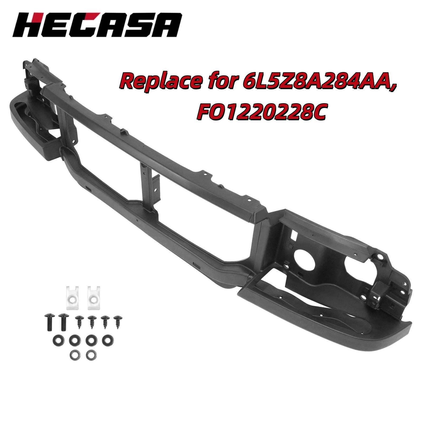 Header Panel Headlight Mounting Black For Ford Ranger 04-11 Edge 05 Taurus 10-19