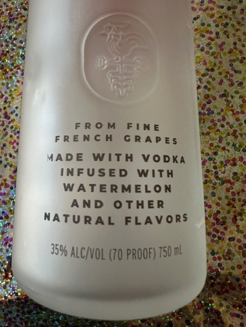 Empty Ciroc Vodka Bottles Summer Watermelon and Apple 750 ml Bottle