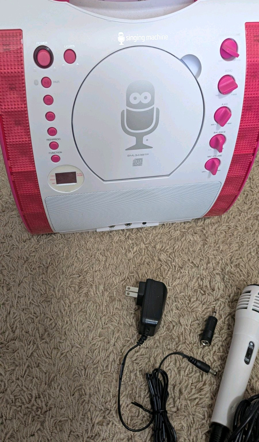 Karaoke Machine with 2 Microphones
