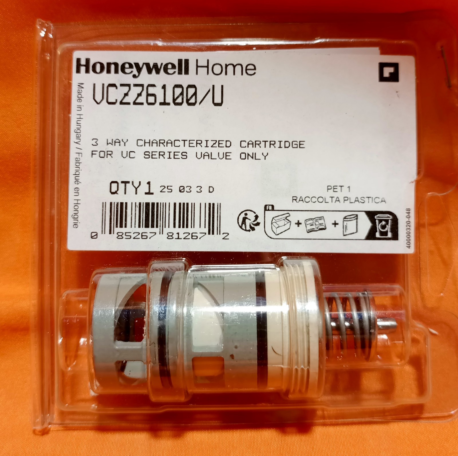 Honeywell Home VCZZ6100/U 3 Way Characterized Cartridge