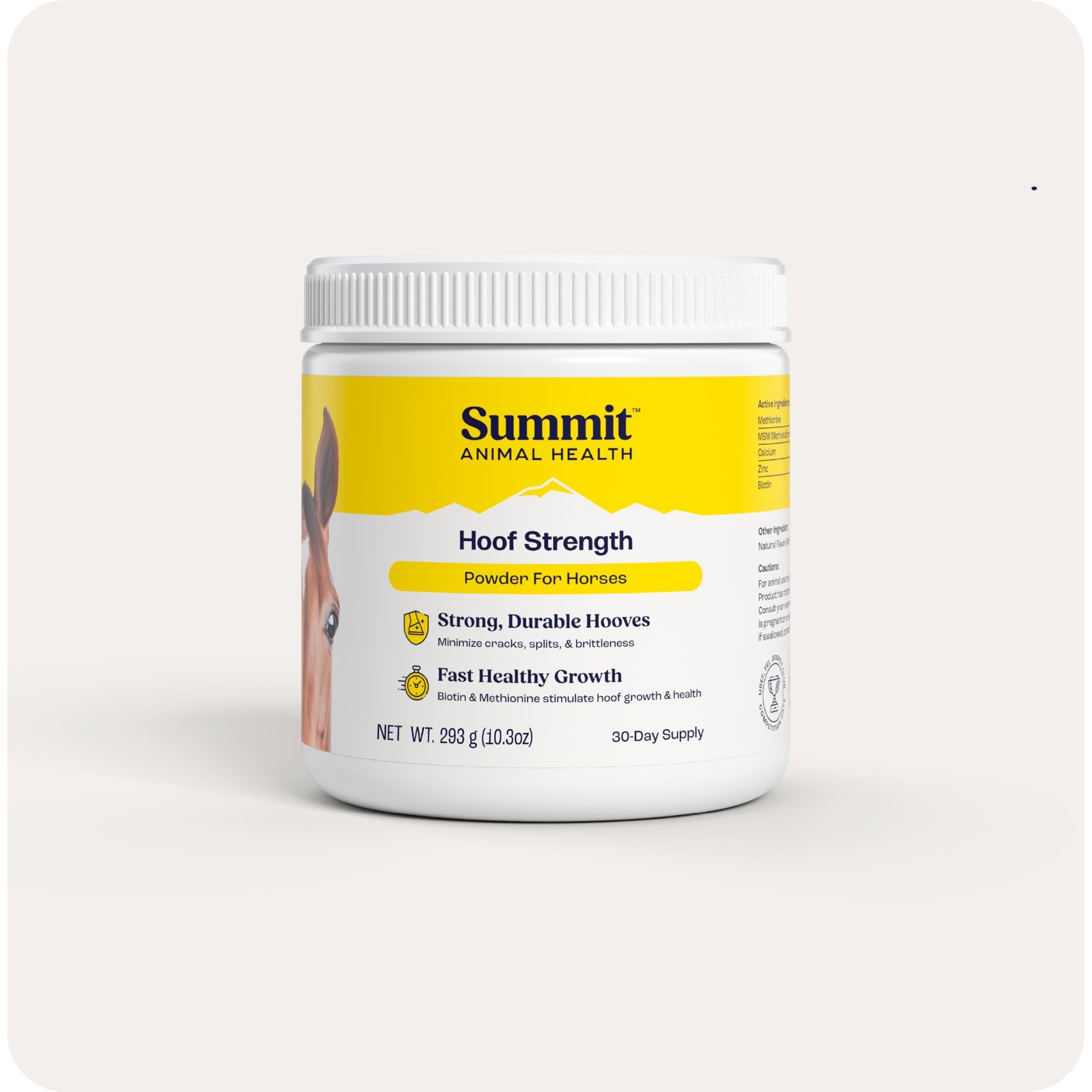 Summit Equine Hoof Strength Powder for Horses, Promotes Healthy Hooves with B...