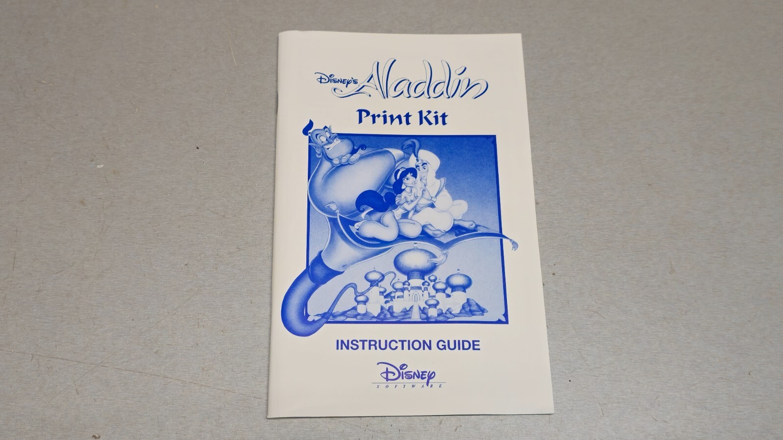 Big Box Software Disney Aladdin Print Kit IBM 3.5
