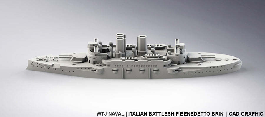 Benedetto Brin - Italian  - Pre Dreadnought Era - Wargaming - Axis and Allies -